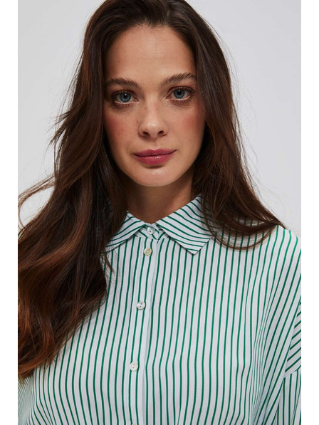 Moodo Cămașă cu dungi pentru femei Moodo