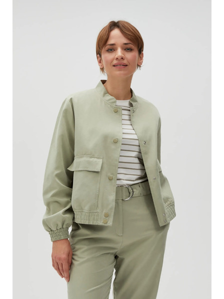 Moodo Jachetă de damă verde deschis Moodo