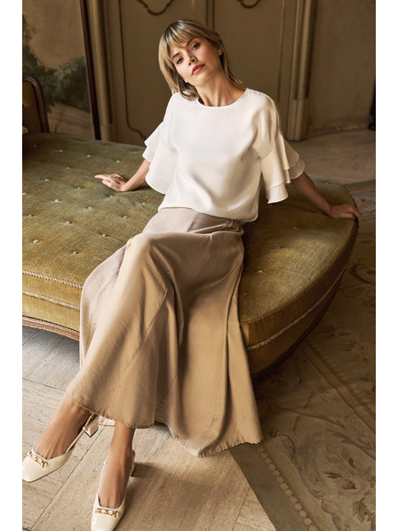 Moodo Tricou alb pentru femei Moodo