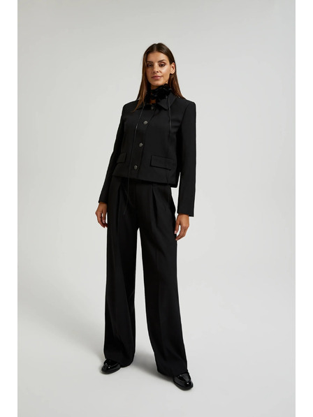 Moodo Jachetă neagră pentru femei