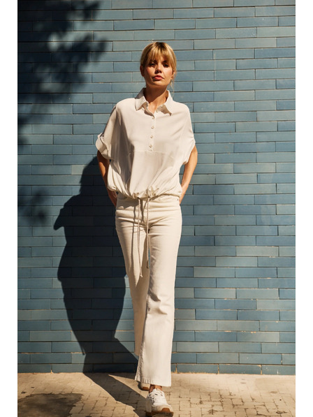 Moodo Bluză albă pentru femei