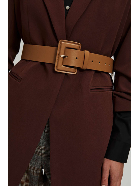 Moodo Centură lată bej închis Moodo