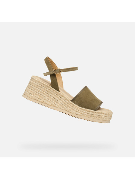 Geox Sandale dama khaki Geox Alemeria