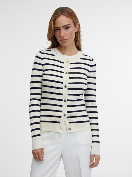 Orsay Cardigan cu dungi crem pentru femei ORSAY