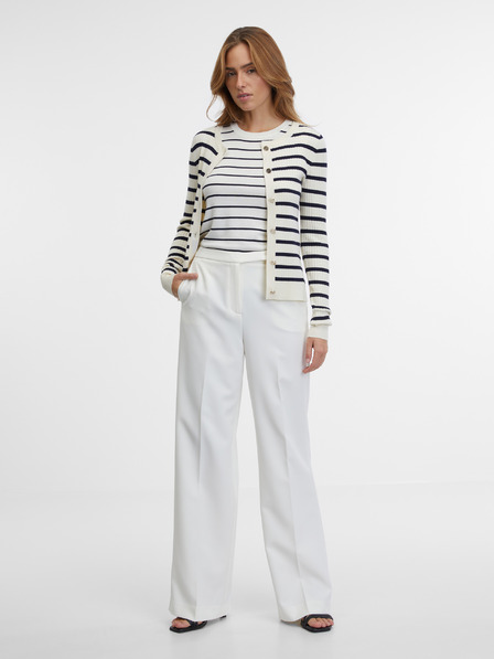 Orsay Cardigan cu dungi crem pentru femei ORSAY