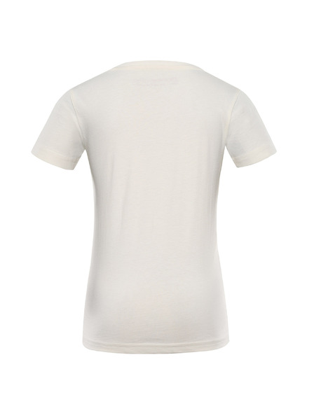 ALPINE PRO Tricou din bumbac organic pentru copii ALPINE PRO ECOMO 2 creme varianta pa