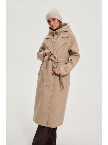 Moodo Căciulă tricotată nisipie Moodo