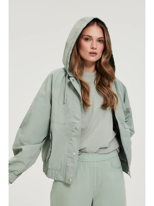Moodo Jachetă scurtă olive Moodo