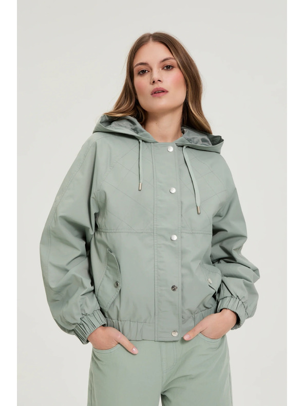 Moodo Jachetă scurtă olive Moodo