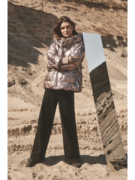 Moodo Jachetă matlasată metalică Moodo