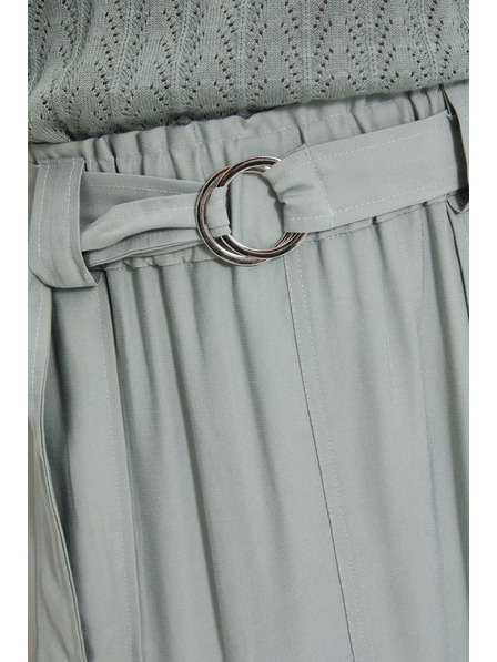 Moodo Fustă din viscoză olive Moodo