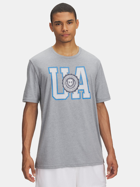 Under Armour Tricou bărbați Under Armour UA COLLEGE CREST LOGO SS-GRY
