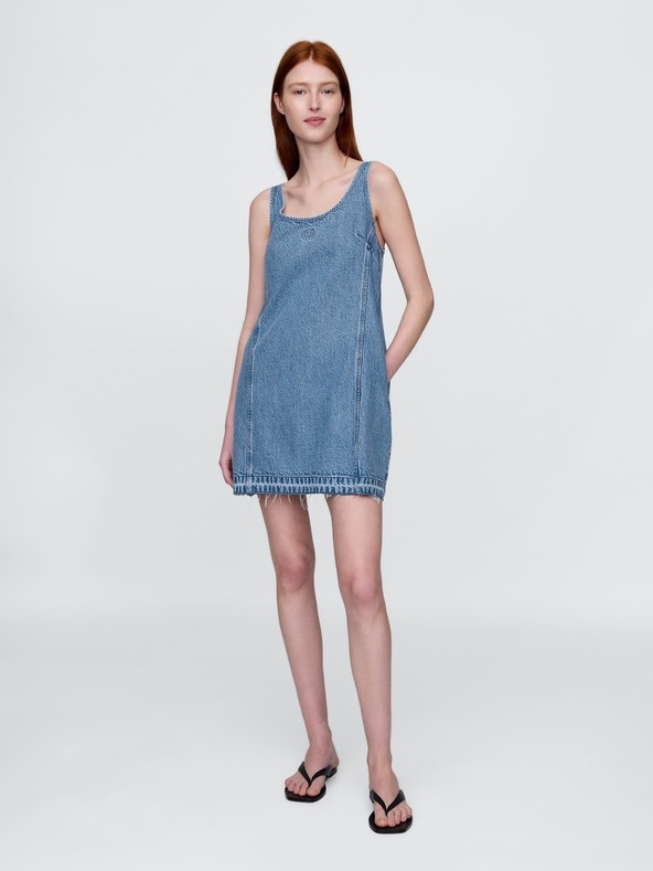 GAP Rochie mini din denim UltraSoft GAP