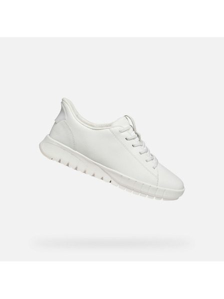 Geox Teniși albi pentru femei Geox Flextride Plus