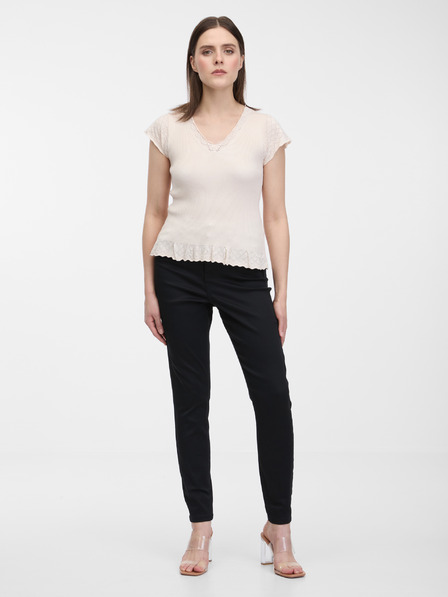 Orsay Pantaloni negri skinny fit ORSAY