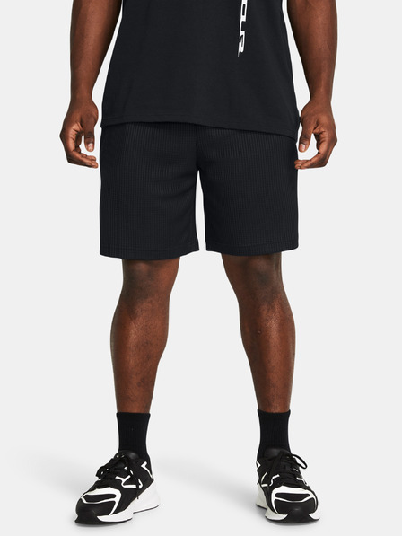 Under Armour Pantaloni scurți pentru bărbați Under Armour UA Rival Waffle Short-BLK