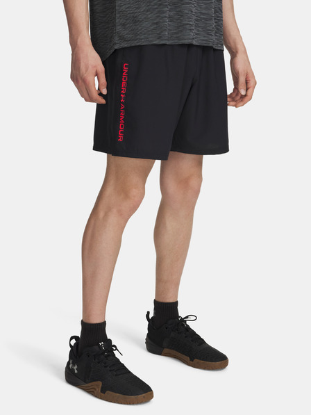 Under Armour Pantaloni scurți pentru bărbați Under Armour UA Tech Woven Wordmark Short-BLK