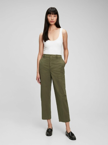 GAP Pantaloni khaki Mid Rise straight up GAP