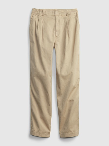GAP Pantaloni khaki copii cu pliuri GAP