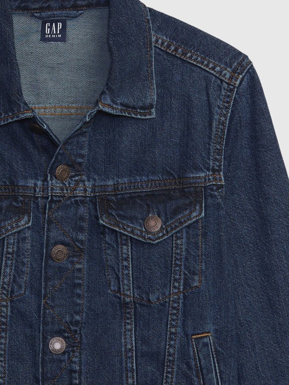 GAP Geacă din denim pentru copii GAP