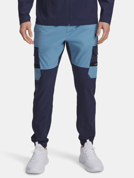Under Armour Pantaloni sport pentru bărbați Under Armour UA Tech Utility Woven Pant-BLU