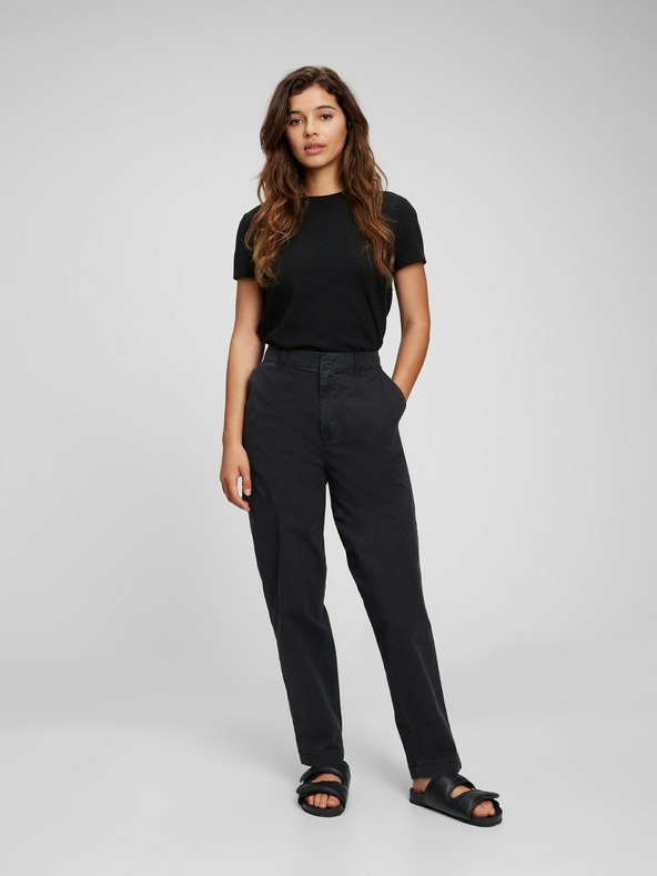 GAP Pantaloni khaki Mid Rise straight up GAP