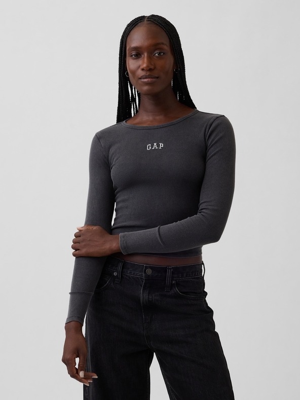 GAP Tricou Rib Logo GAP