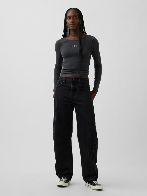 GAP Tricou Rib Logo GAP