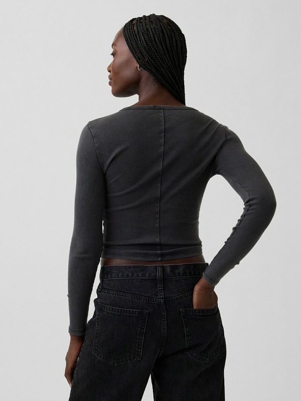 GAP Tricou Rib Logo GAP