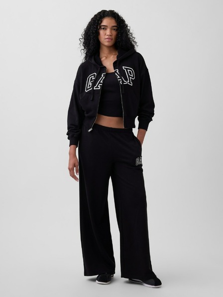 GAP Pantaloni de trening cu logo wide-leg GAP