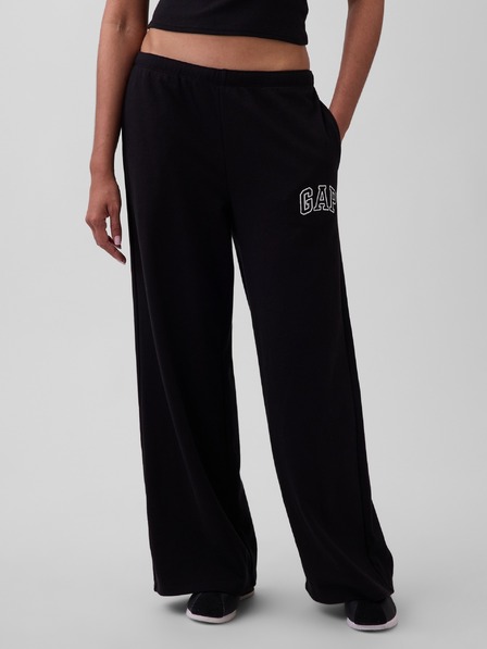 GAP Pantaloni de trening cu logo wide-leg GAP