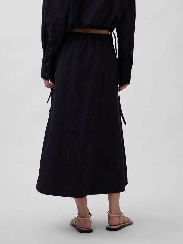 GAP Fustă maxi din poplin GAP