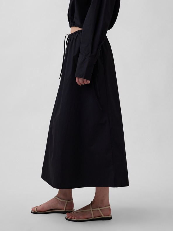 GAP Fustă maxi din poplin GAP