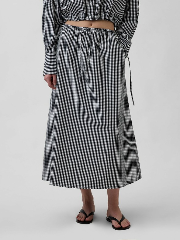 GAP Fustă maxi din poplin GAP