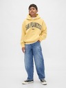 GAP Blugi Easy Pull-On Baggy Taper pentru copii GAP
