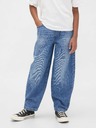 GAP Blugi Easy Pull-On Baggy Taper pentru copii GAP