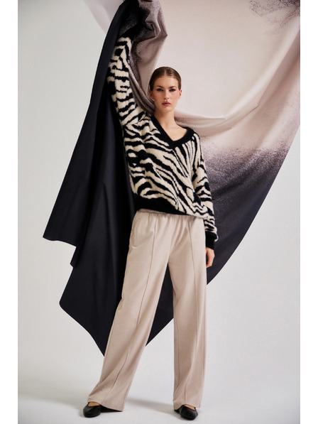 Moodo Pulover cu model negru Moodo