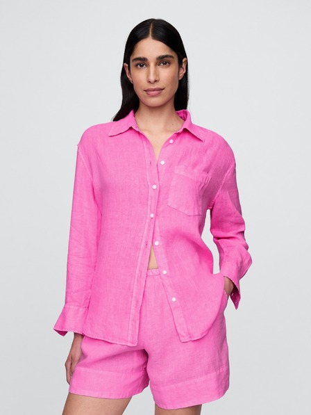 GAP Cămașă din in oversize Big Shirt GAP