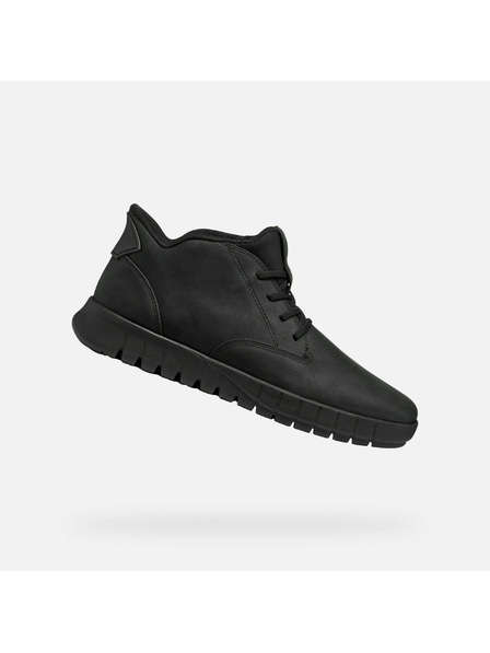 Geox Pantofi ghete negri pentru bărbați Geox Flextride Plus
