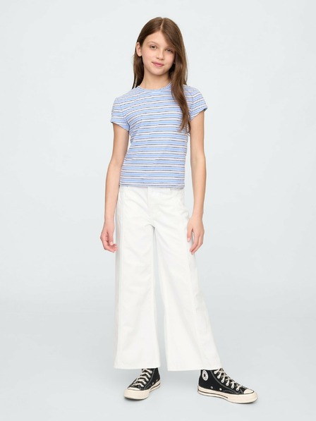 GAP Copii jeanși High Rise Stride Wide Leg GAP