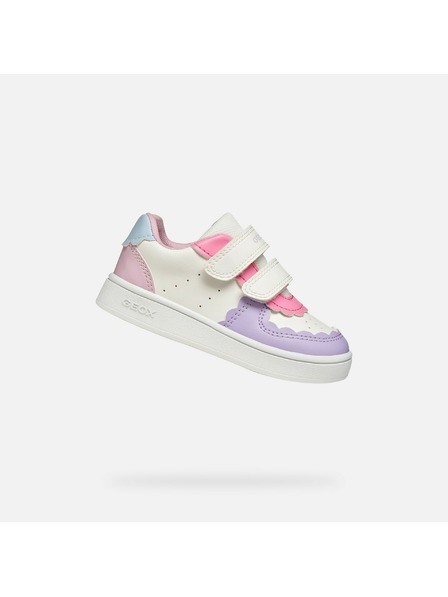 Geox Antrenori Geox Eclyper albi pentru fete