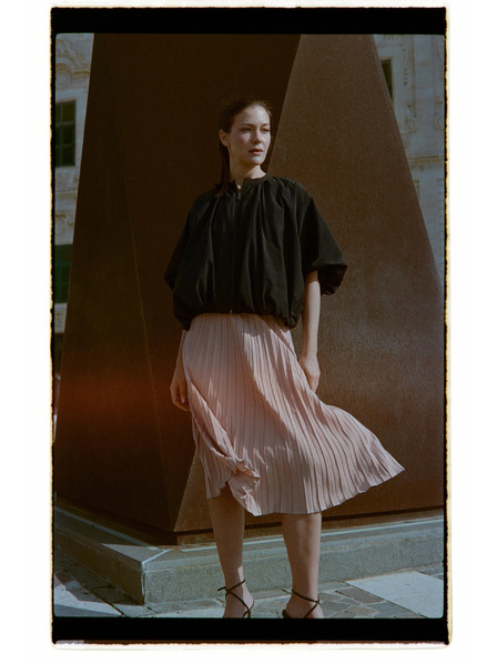 Moodo Fustă plisată bej Moodo