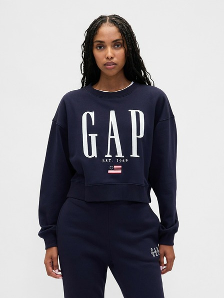 GAP Bluză oversize Logo VintageSoft GAP