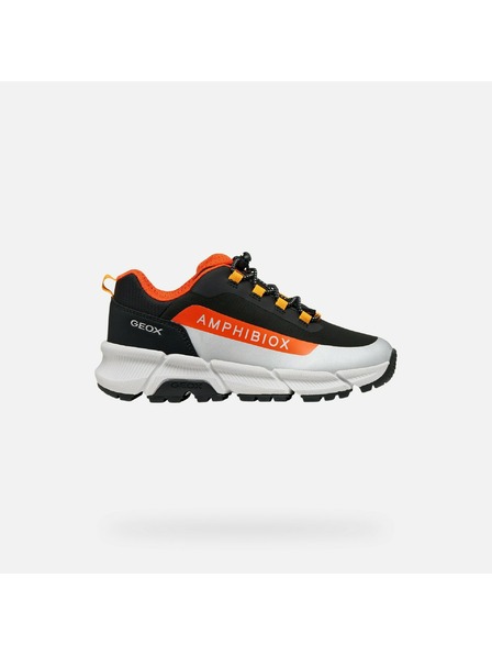 Geox Adidași negri pentru băieți Geox Flexyper Plus B ABX