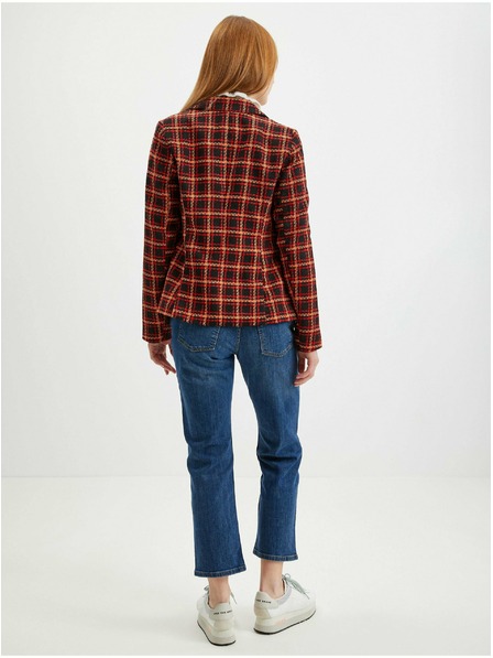 Orsay Sacou de damă în carouri negru-roșu ORSAY