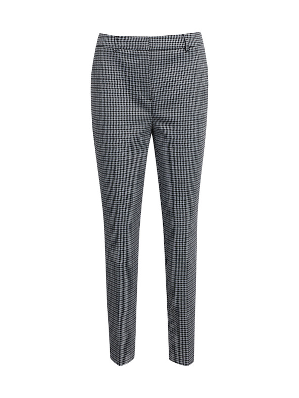 Orsay Pantaloni cu model alb și negru pentru femei ORSAY