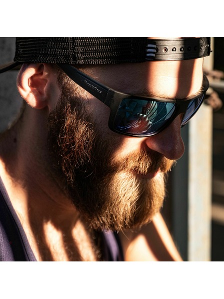 Horsefeathers Ochelari de soare Zenith - matt black/mirror green