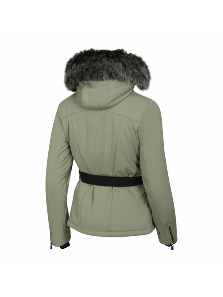 ALPINE PRO Jachetă softshell de schi pentru femei cu membrană ALPINE PRO DOWELA 2 oil green