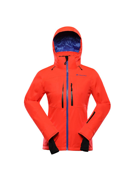 ALPINE PRO Jachetă de schi pentru femei cu membrană ptx snow ALPINE PRO REASA 2 neon red