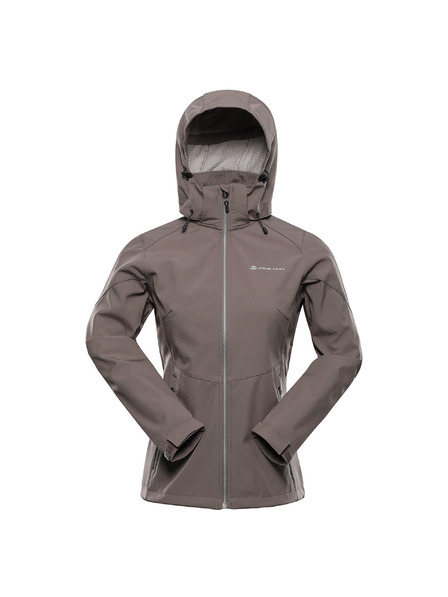 ALPINE PRO Jachetă softshell pentru femei cu membrană ALPINE PRO HOORA 2 lemn drift